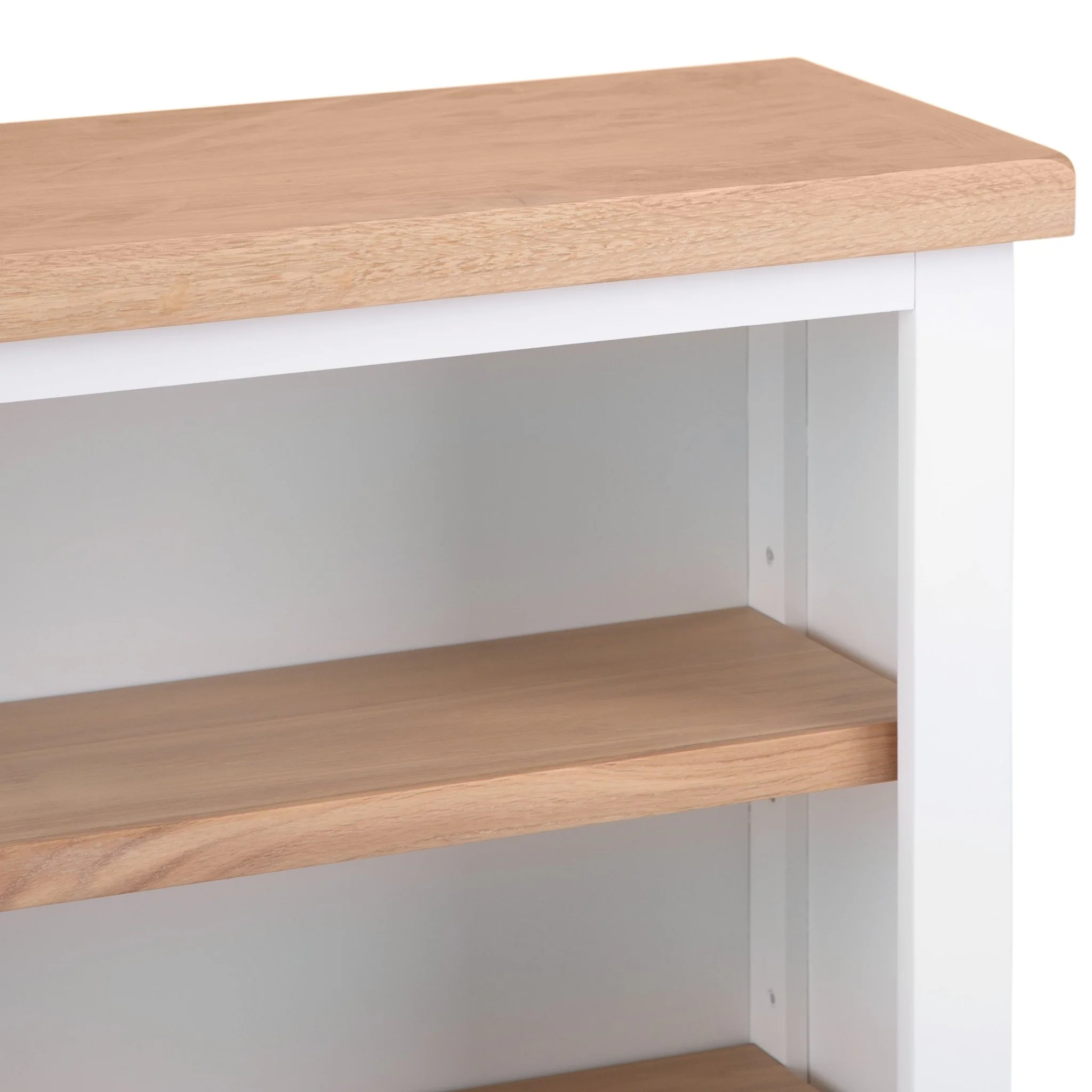 Windsor White Small Wide Bookcase - Image 6
