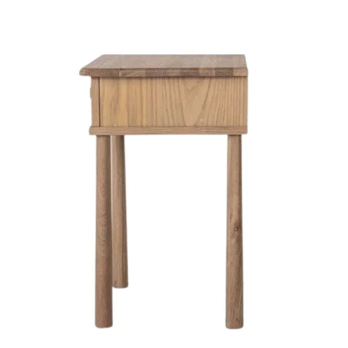 Wycombe 1 Drawer Bedside Table - Oak - Image 6
