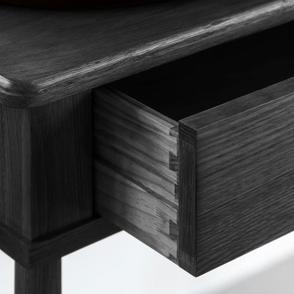 Wycombe 1 Drawer Dressing Table - Black - Image 4