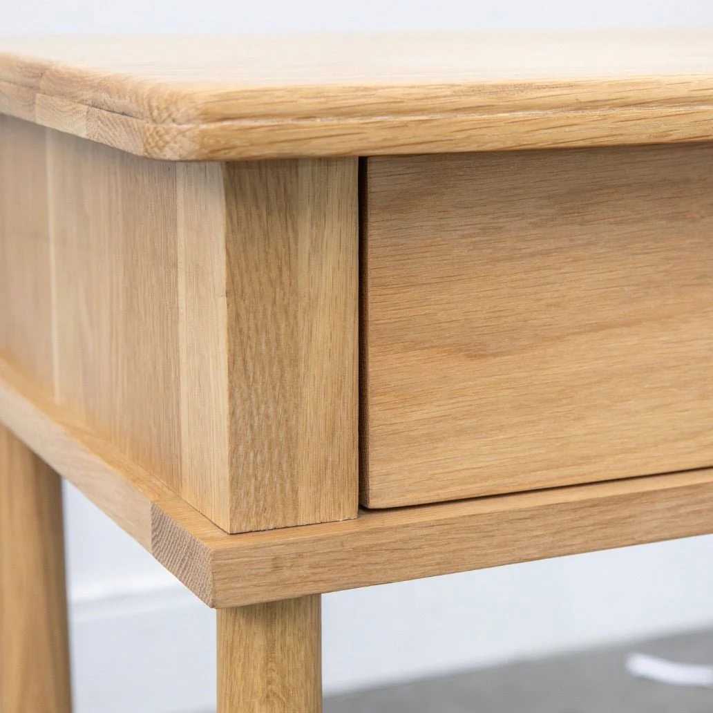 Wycombe 1 Drawer Dressing Table - Oak - Image 5