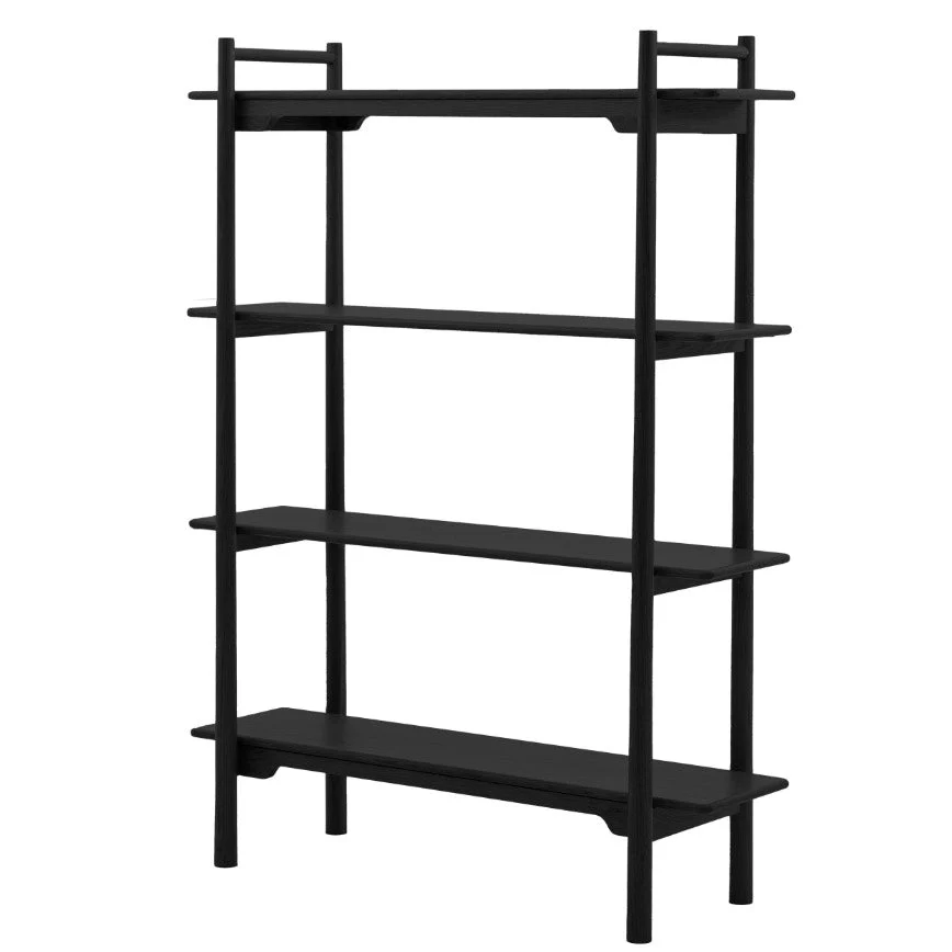 Wycombe Open Shelving Display - Black - Image 5