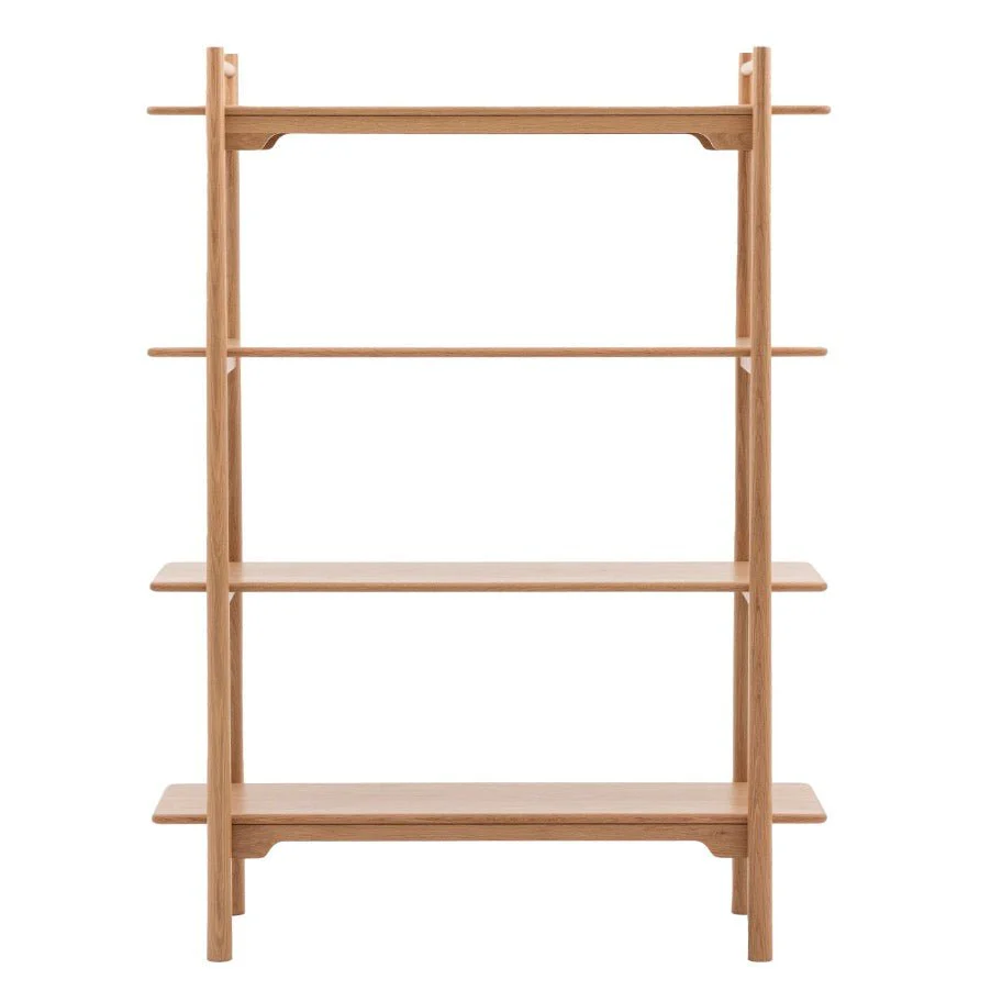 Wycombe Open Shelving Display - Oak - Image 9