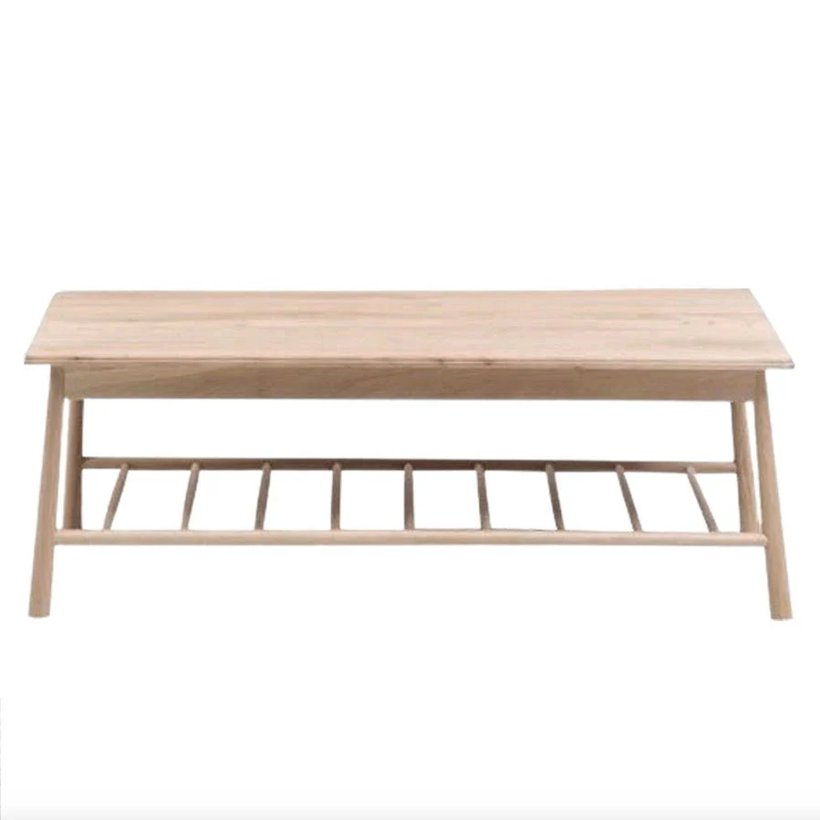 Wycombe Rectangle Coffee Table - Oak - Image 2