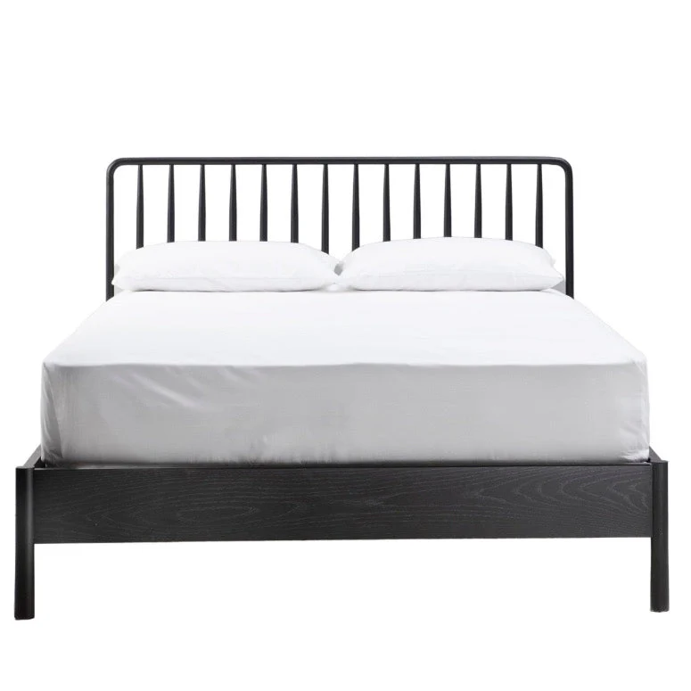 Wycombe Spindle Bed - Black - Various Sizes - Image 4
