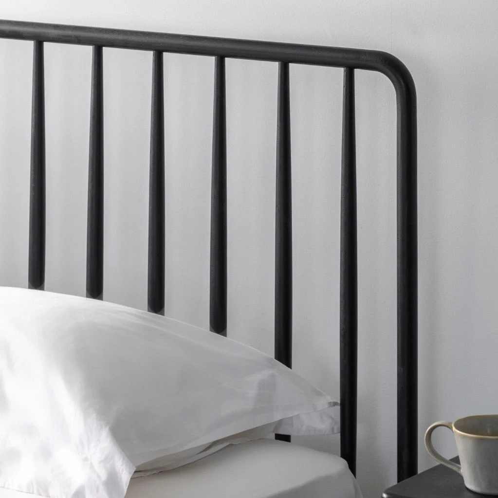 Wycombe Spindle Bed - Black - Various Sizes - Image 5